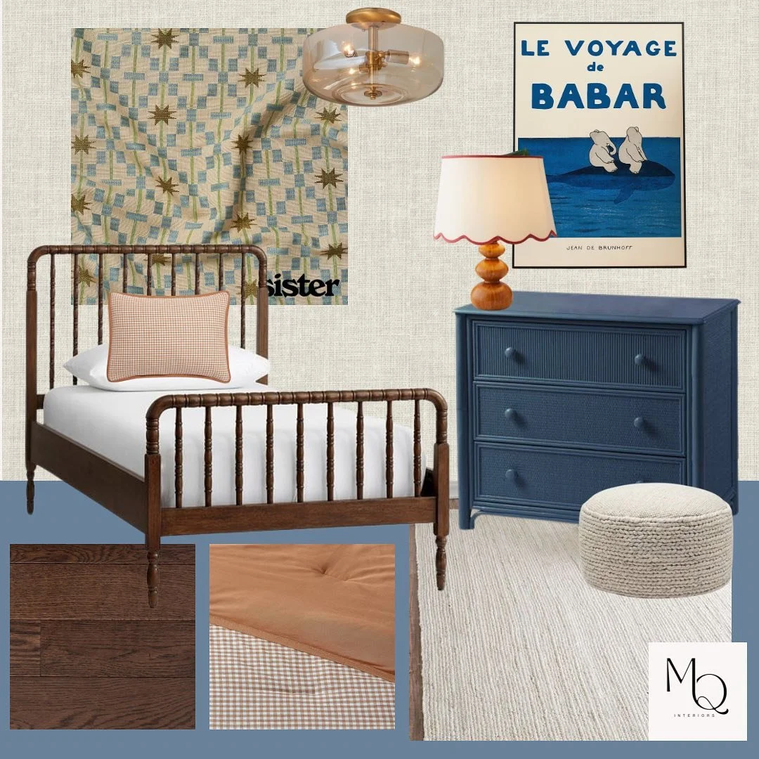 Cozy and cute mood board for a little boys room!✨🐳🌀🧡

Finally back post nuptials and my inspo has officially transitioned back to home interiors rather than wedding florals!

 #interiordecor #annarborinteriordesign #annarborhome #interiordesigners