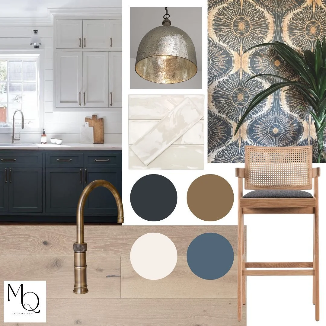 I&rsquo;m back&hellip;. After a little hiatus from posting (for happy reasons- got engaged!! 💍💕 and jumped into wedding planning) I&rsquo;m officially re-dedicating time and energy back to this account. 

Starting off with the kitchen mood board I&