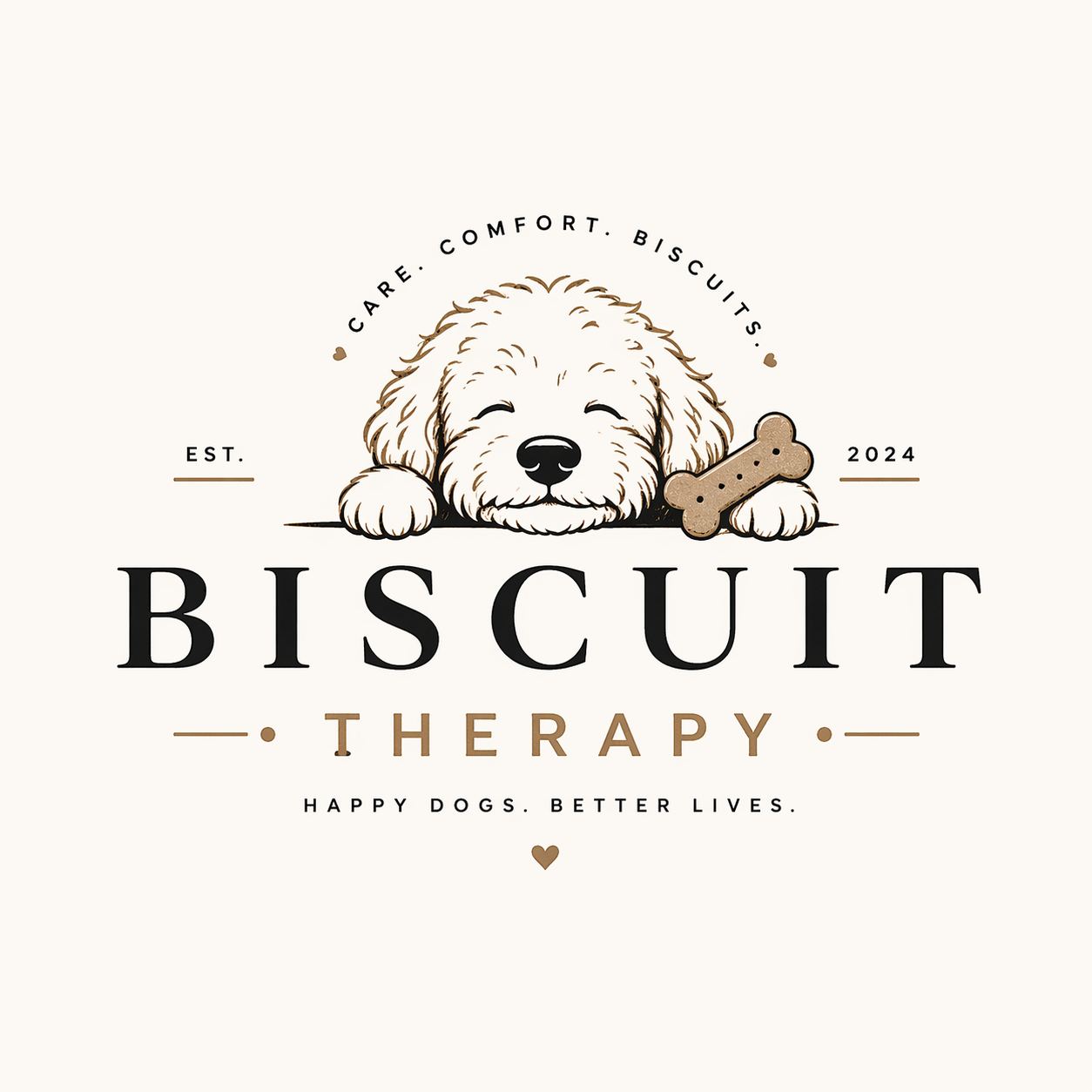 Biscuit Therapy- A pet-focused retail and service business built around care, comfort, and products that make dogs feel their best.