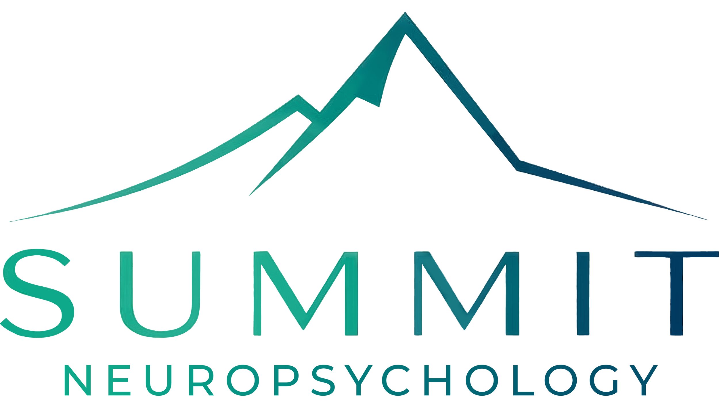 Logo with a stylized mountain and line graph, and the words 'SUMMIT NEUROPSYCHOLOGY' 321 Billingsly Ct, Ste 9 Franklin, TN 37067. Summit Neuropsychology, PLLC.