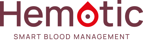 Logotipo de Hemotic, una gestión inteligente de la sangre.