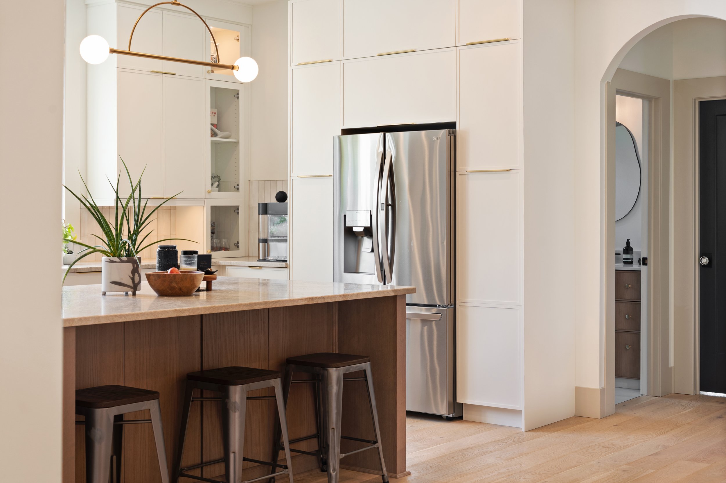 Custom kitchen detail and finish work in historic Fort Thomas Kentucky home by Shade Tree Homes