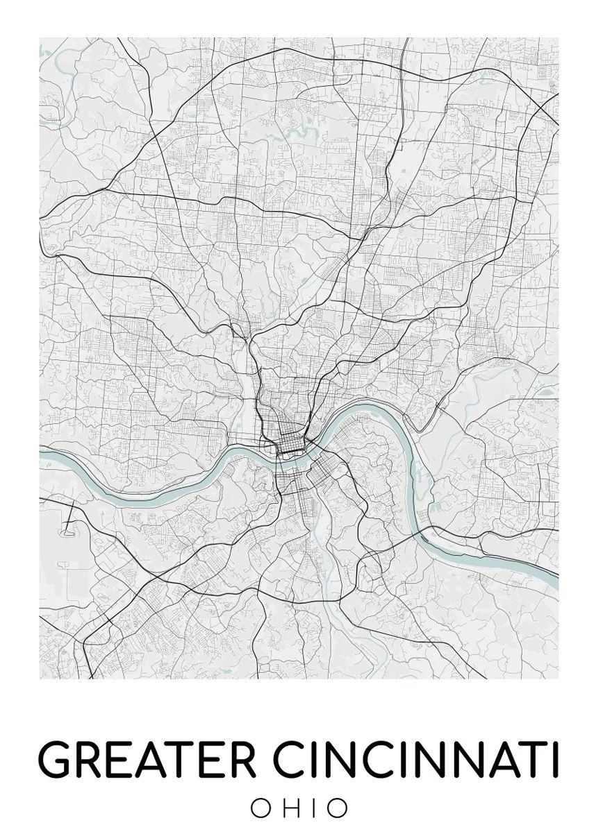 Shade Tree Homes service area map covering Northern Kentucky, Greater Cincinnati, and Southeast Indiana