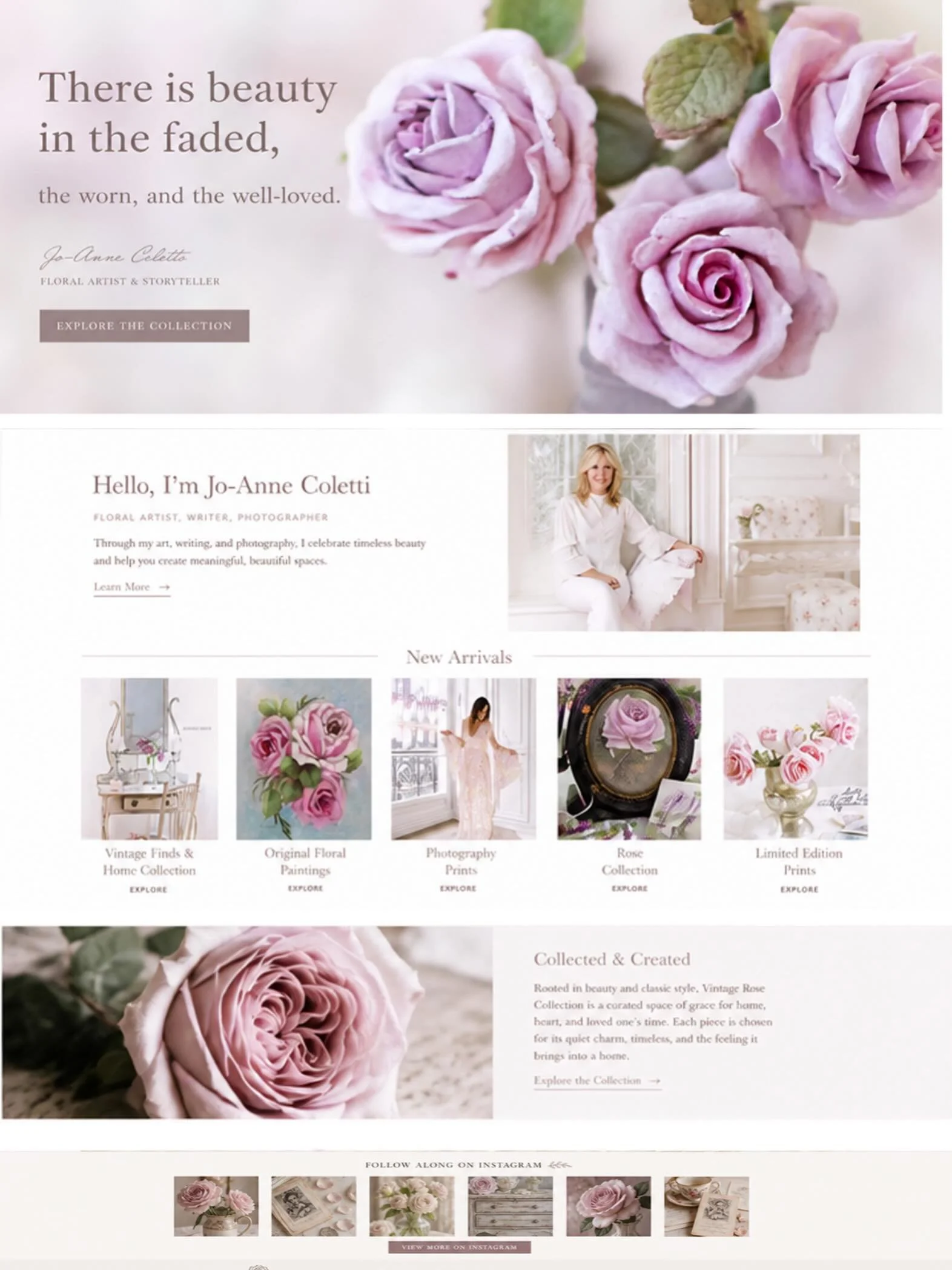 I&rsquo;ve given my website a fresh new look, and I&rsquo;d love for you to stop by and take a peek. Link in bio
#vintage 
#pinkroses 
#houseandgarden 
#frenchstyle 
#cottagestylehome
