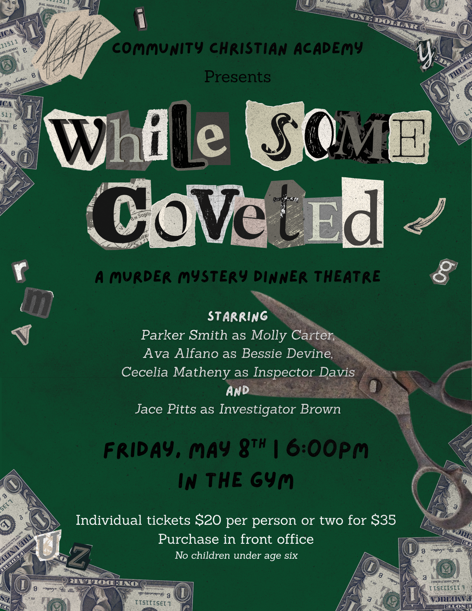 2026 Spring Murder Mystery Dinner SOLD OUT!