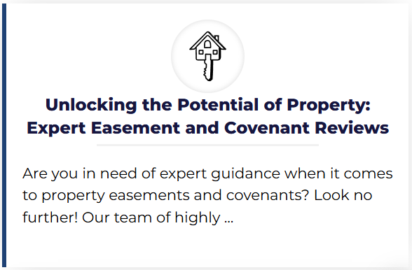 Image depicting a property expert conducting an assessment and reviewing covenants to unlock potential opportunities