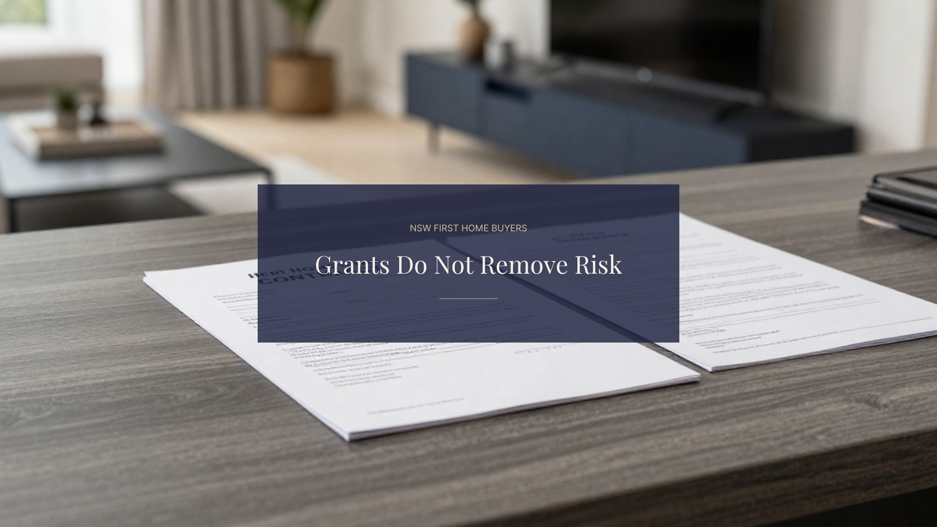 First Home Buyer in NSW – Using Grants Without Rushing Into a Risky Contract