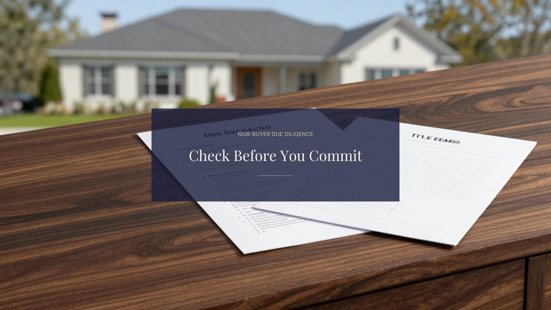 Buyer Due Diligence in NSW When Sellers Are in Dispute — What to Look For Early
