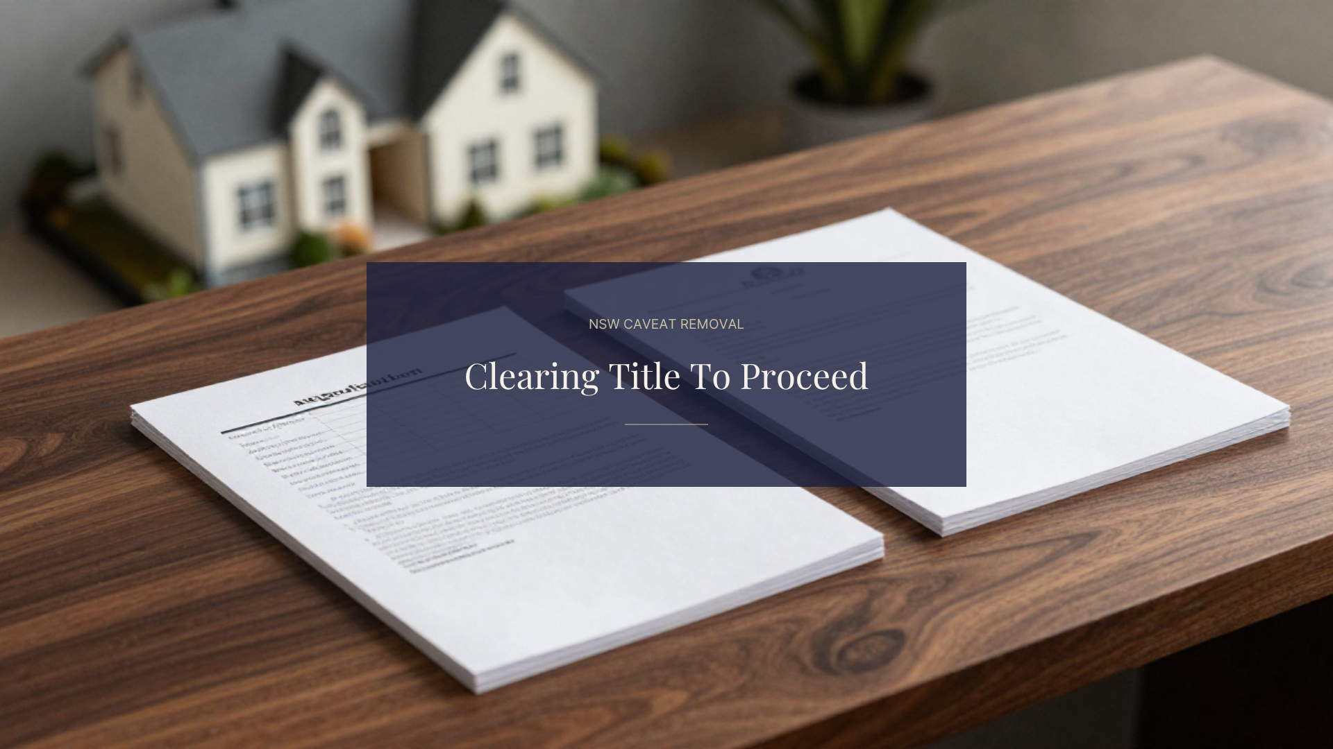 Removing a Family Member’s Caveat in NSW — Options When You Need to Sell or Refinance