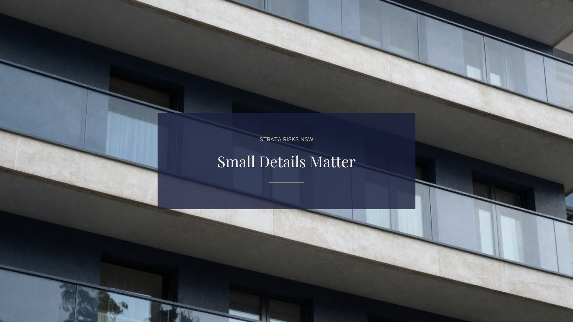 Don’t Ignore Small Lines in a Strata Report — They Cause Big Problems Later  