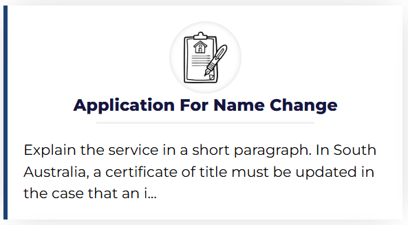Application form for legal name change, featuring fields for personal information and signature.