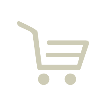 Shopping cart icon on a white background.