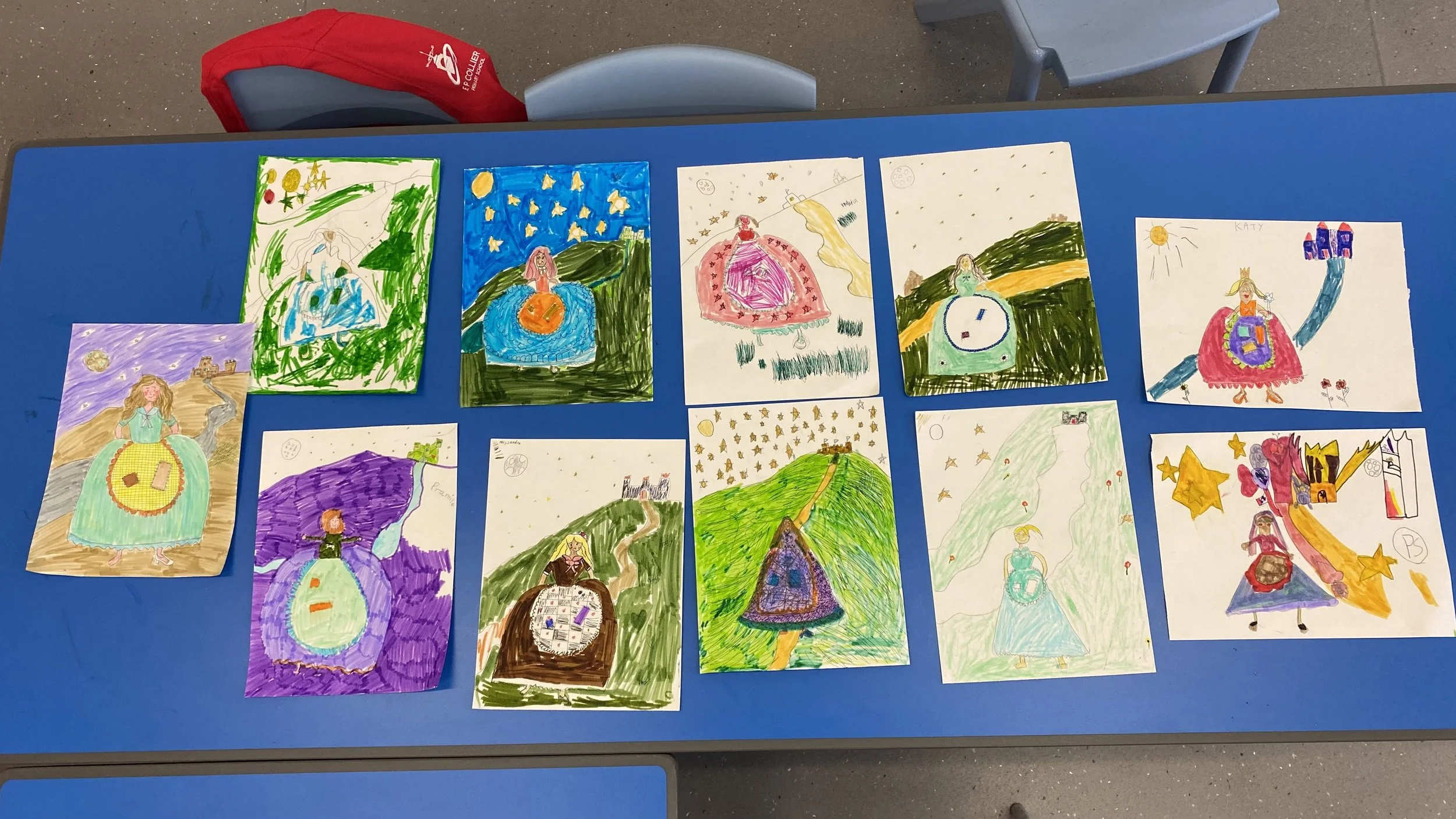 Kids enjoying creative activities in Holiday Creative Camp at Creative Oasis in Primary School Reading
