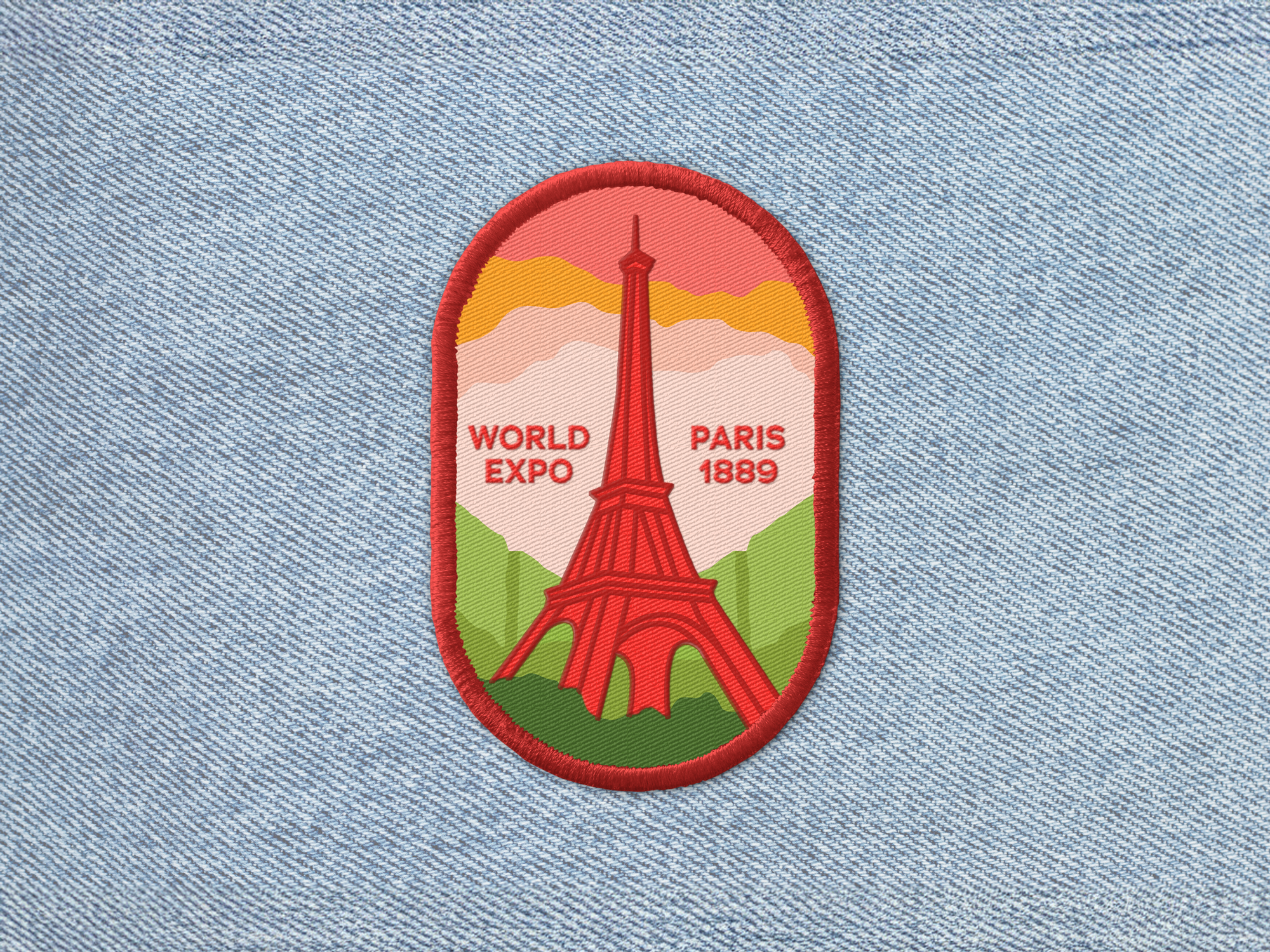 The OG Eiffel embroidered patch