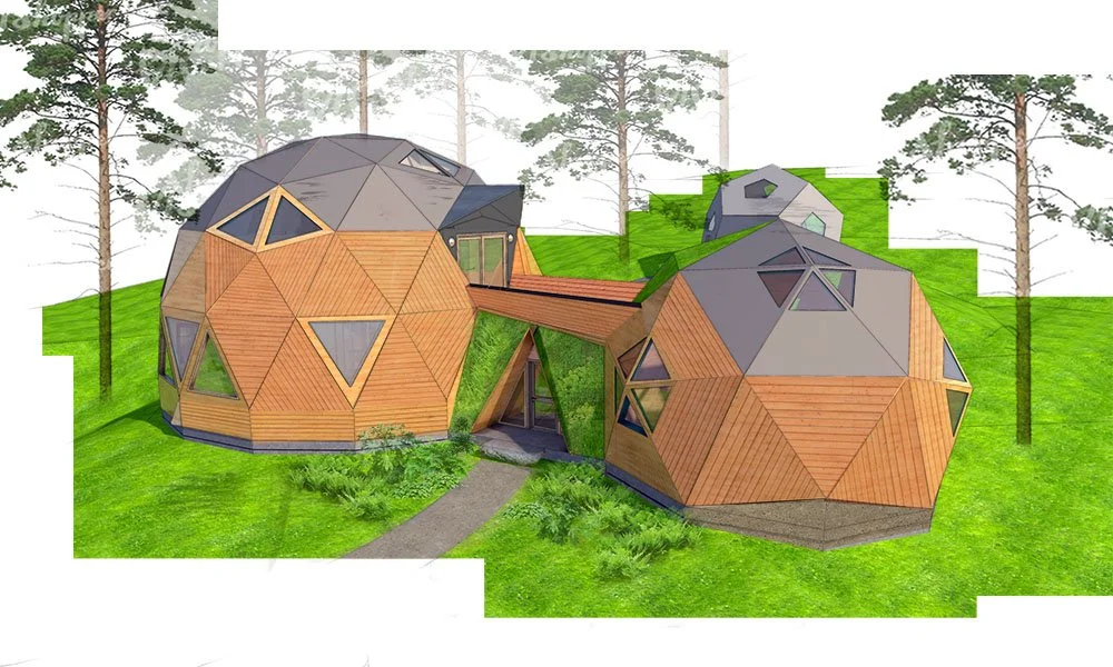 Geodesic Dome House Green Building Vashon Island
