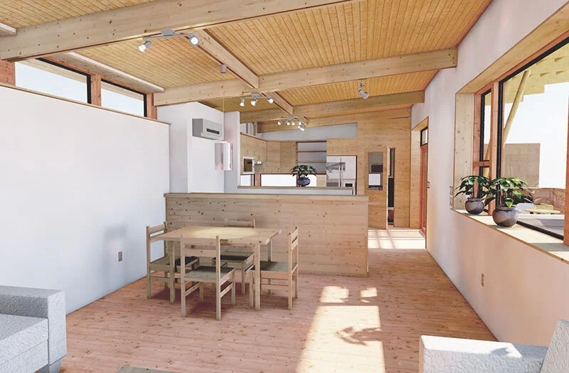 Interior View Greenlake Cottage