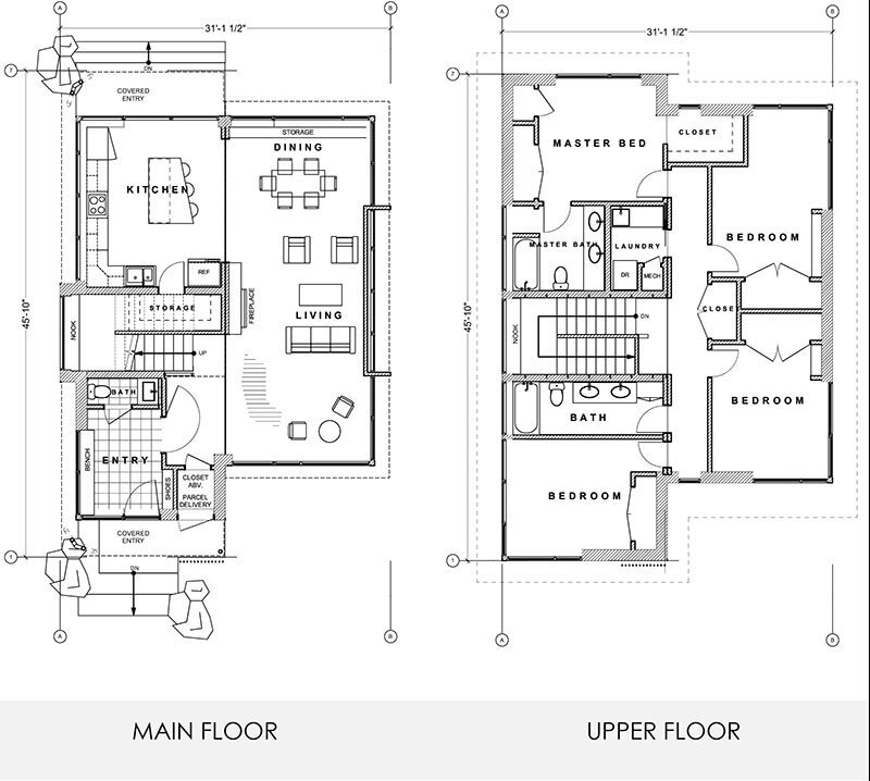 Floor Plans for Compact Modular Home