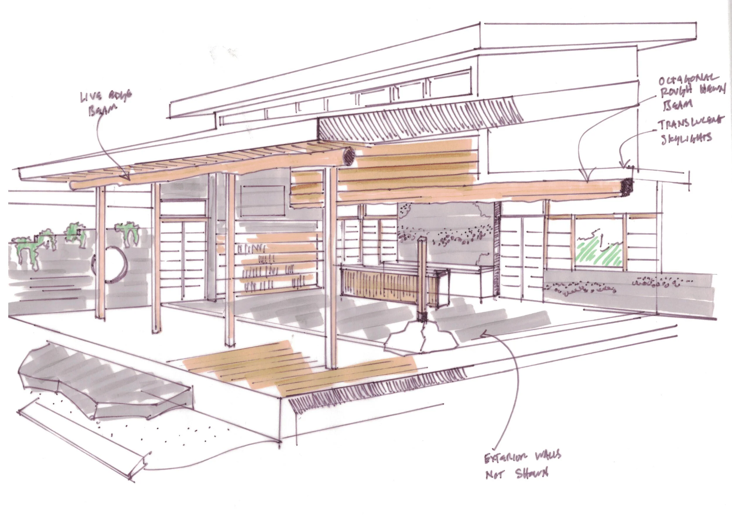 Design Sketch Japanese Farmhouse