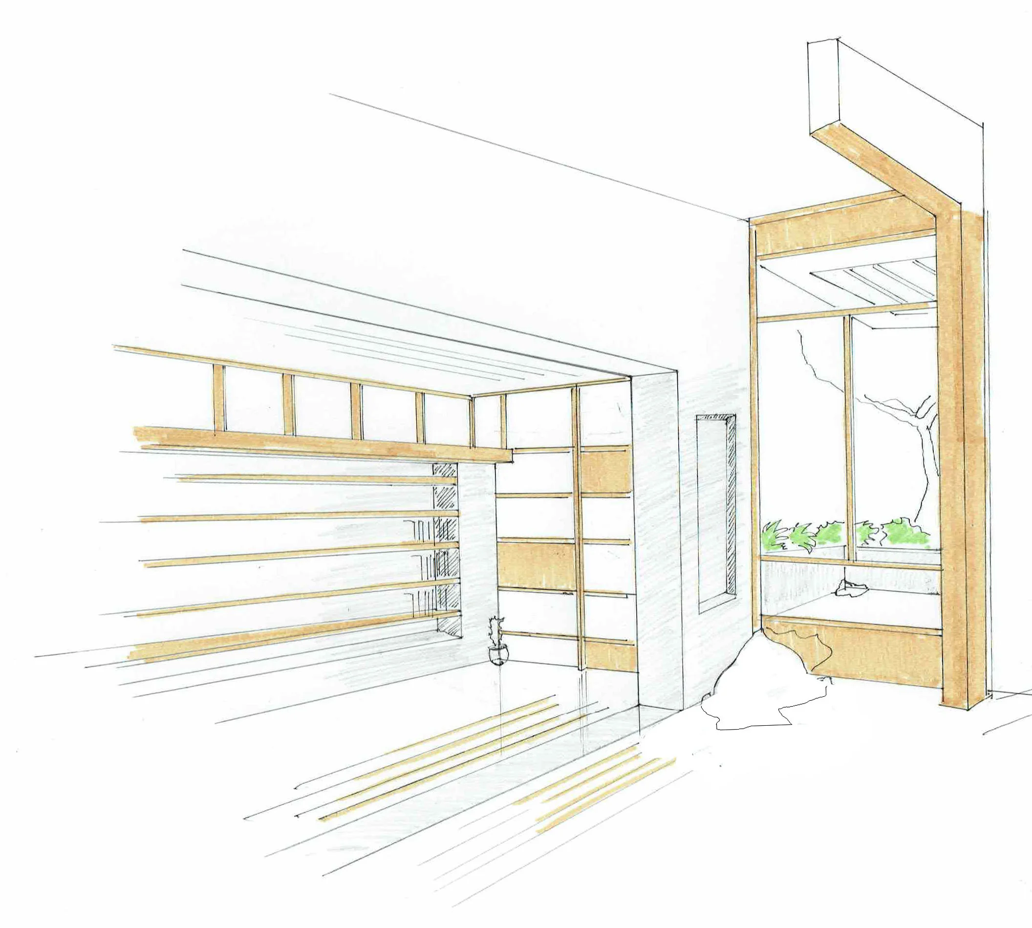 Japanese Inspired Diffuse Natural Lighting