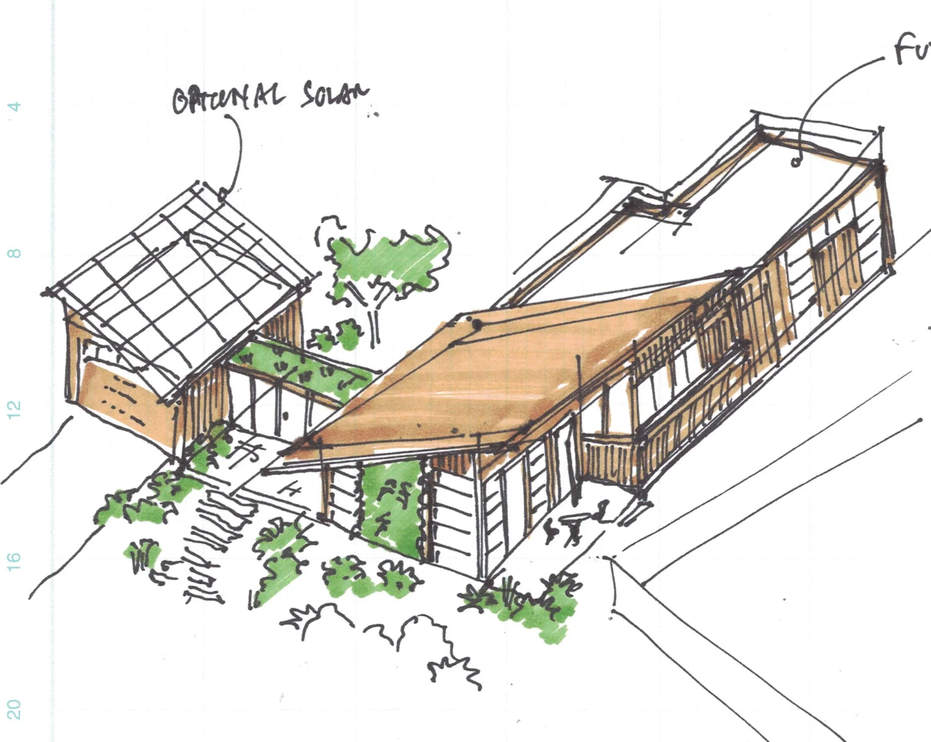 Vignette Sketch Modular Home