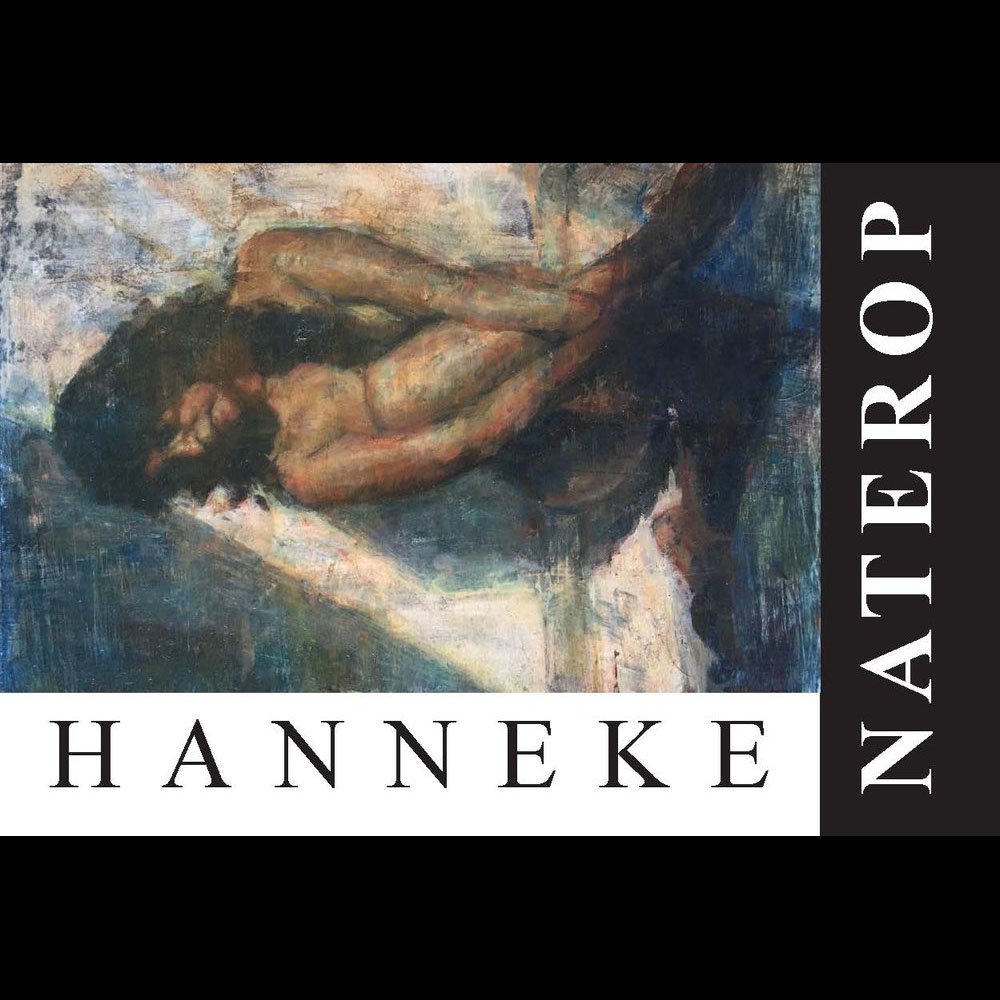 Book cover featuring a painting of a nude woman lying on a bed, with the author's name Hannike and the title Naturop.
