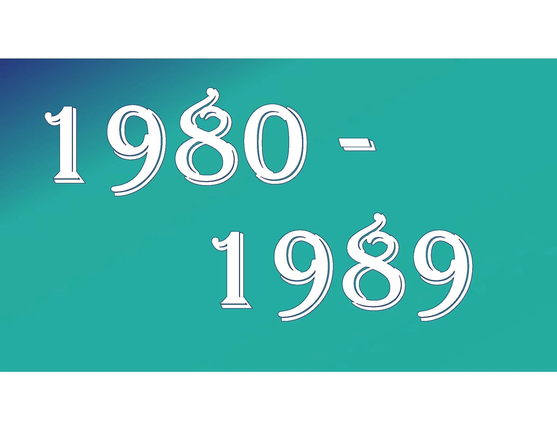 1980 to 1989