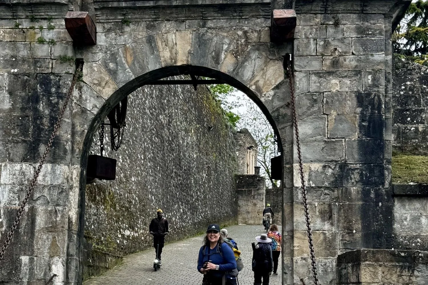 Camino Francés, Gate entering Old Pamplon