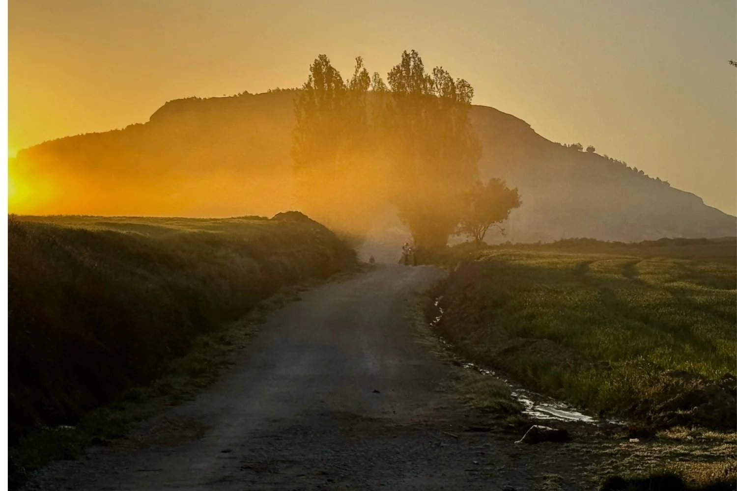 Camino Frances Morning Sunrise Castrojeriz