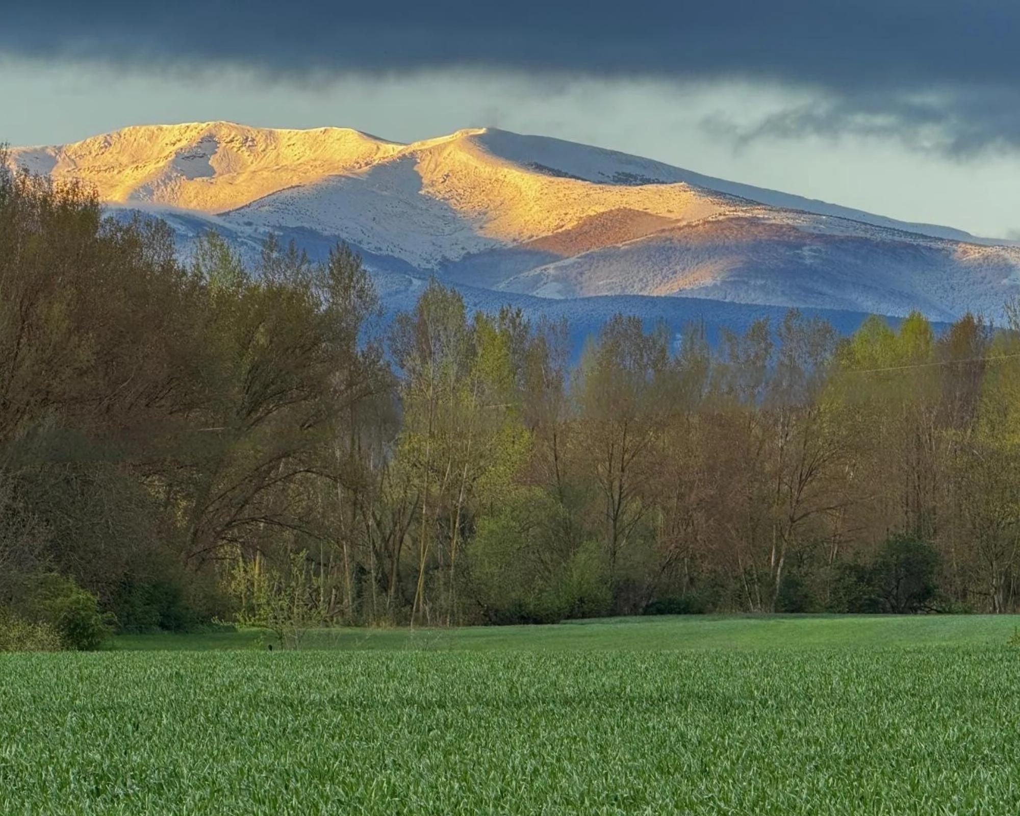Camino Francés Mountains in Early Morning