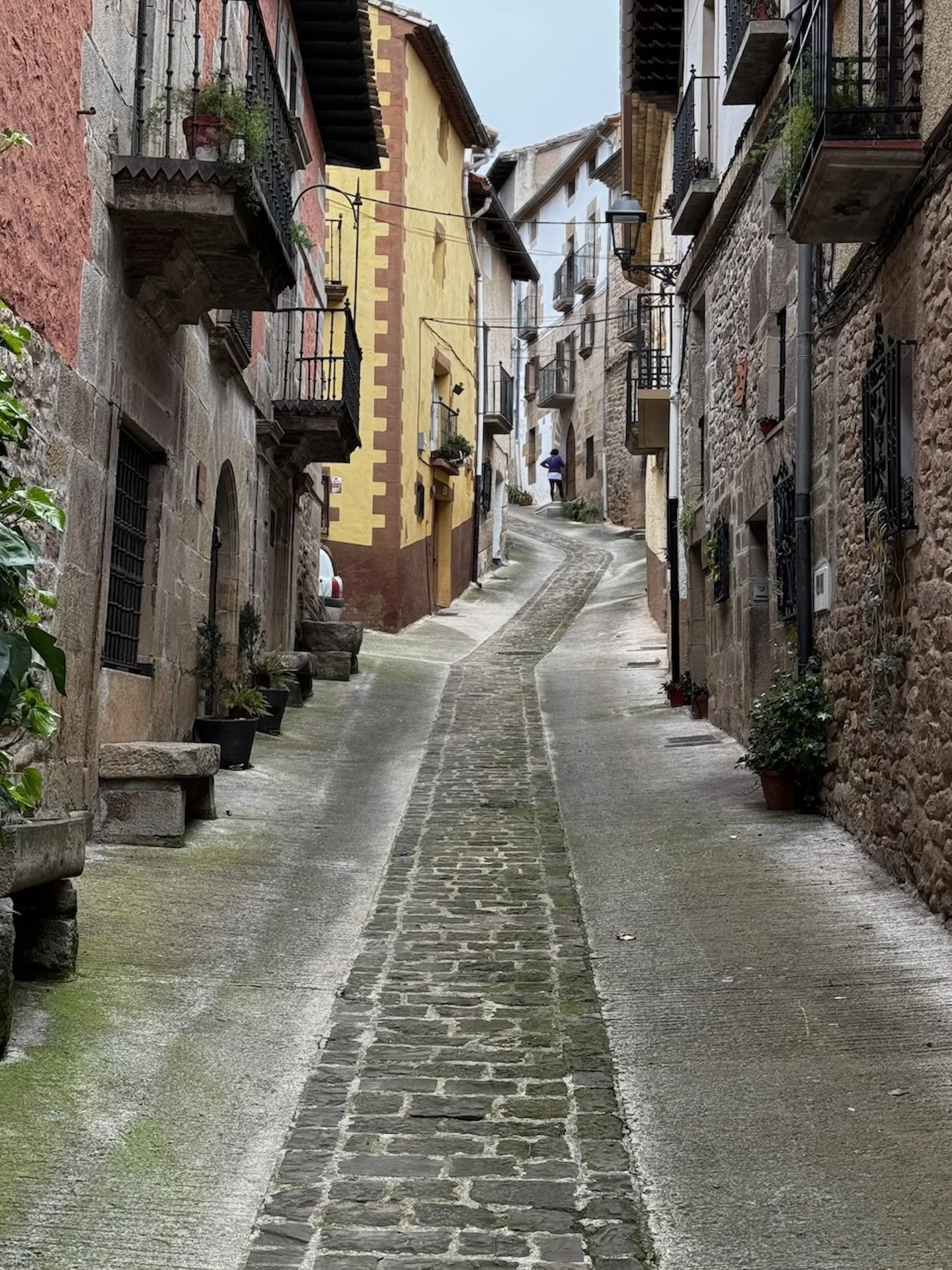 Camino Frances Cirauqui Hilltop Medieval Village