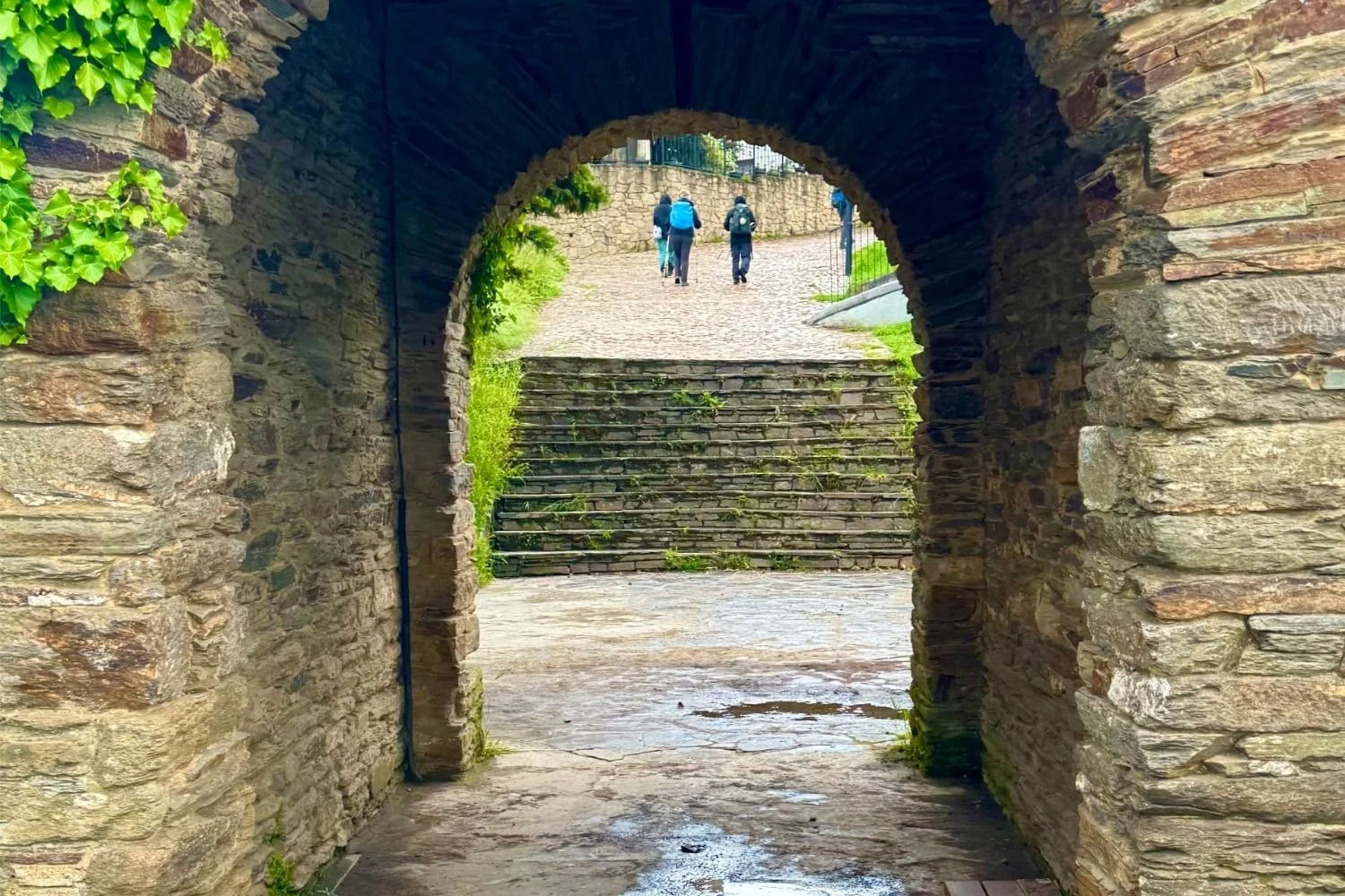 Camino Francés Gateway into Portomarin