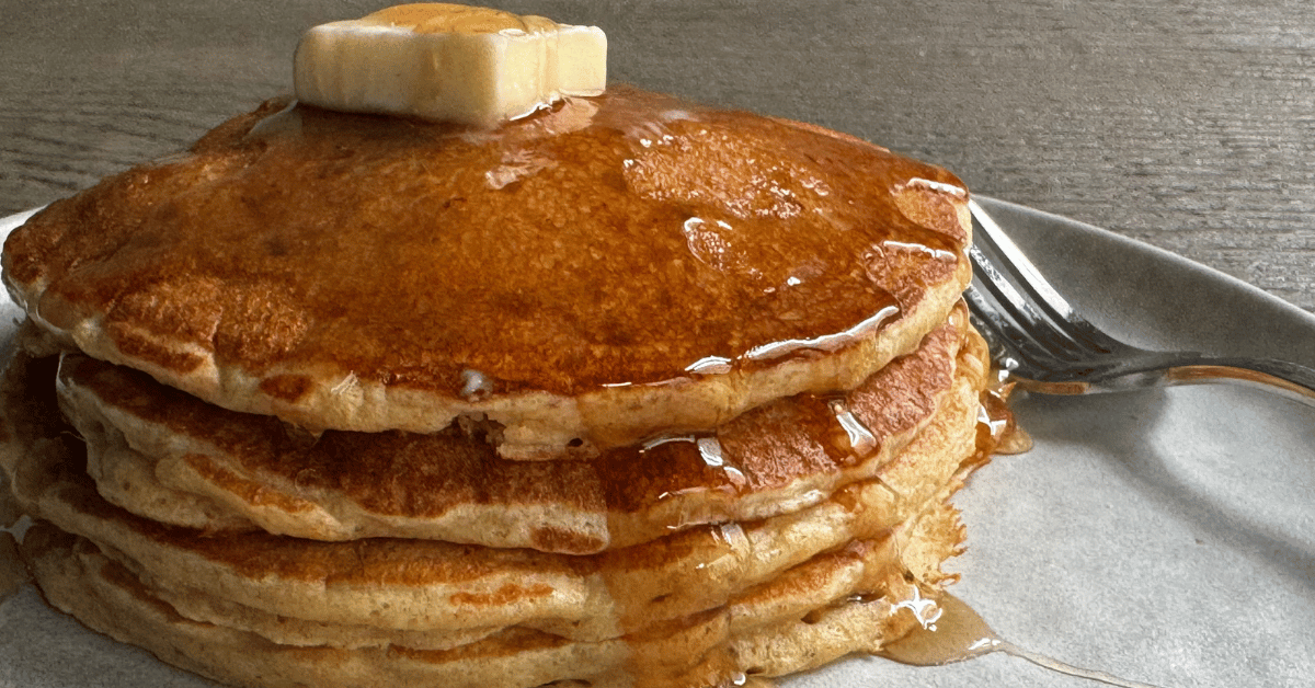 Easy Whole Wheat Pancakes