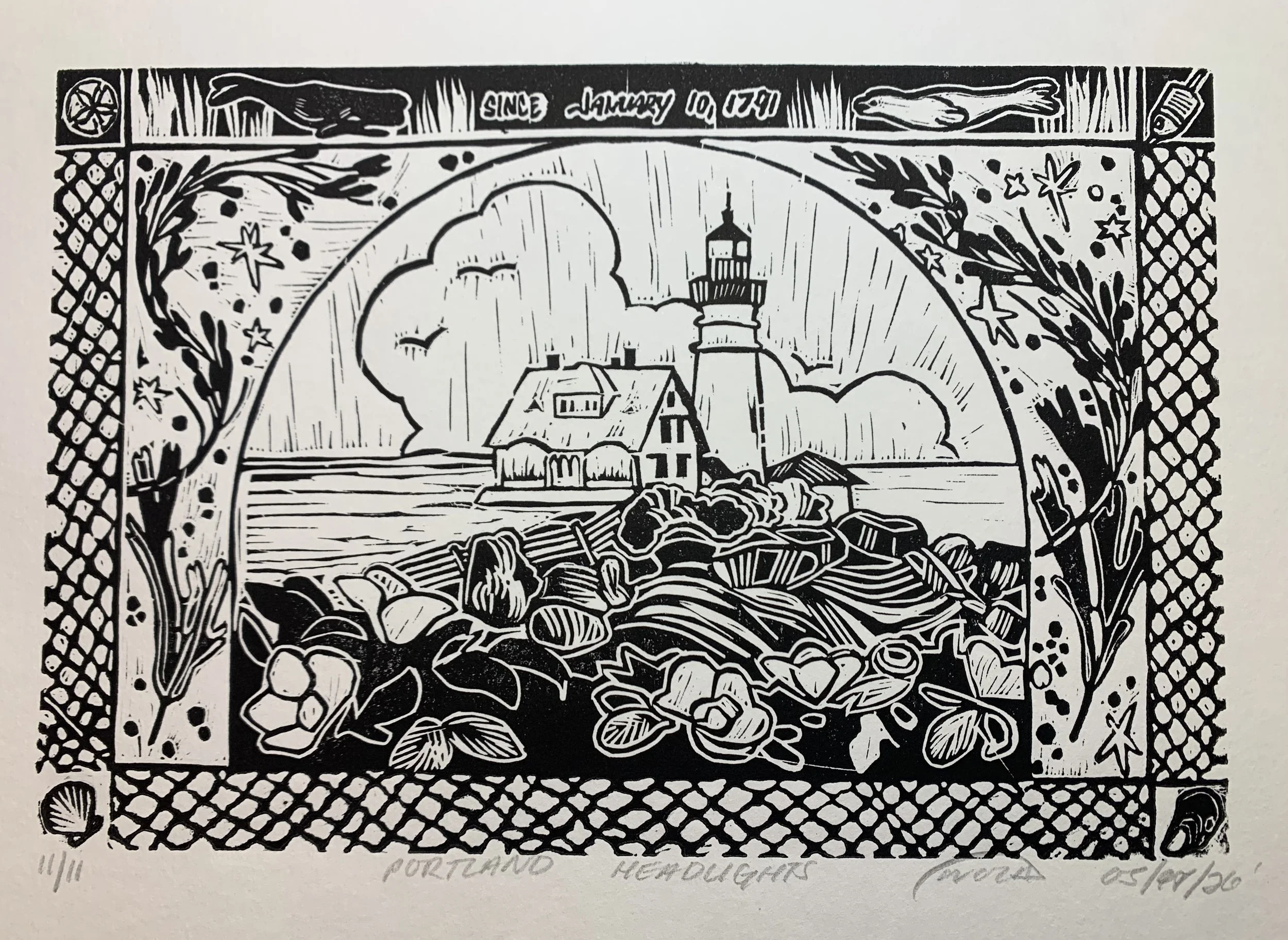 Portland Headlight Print