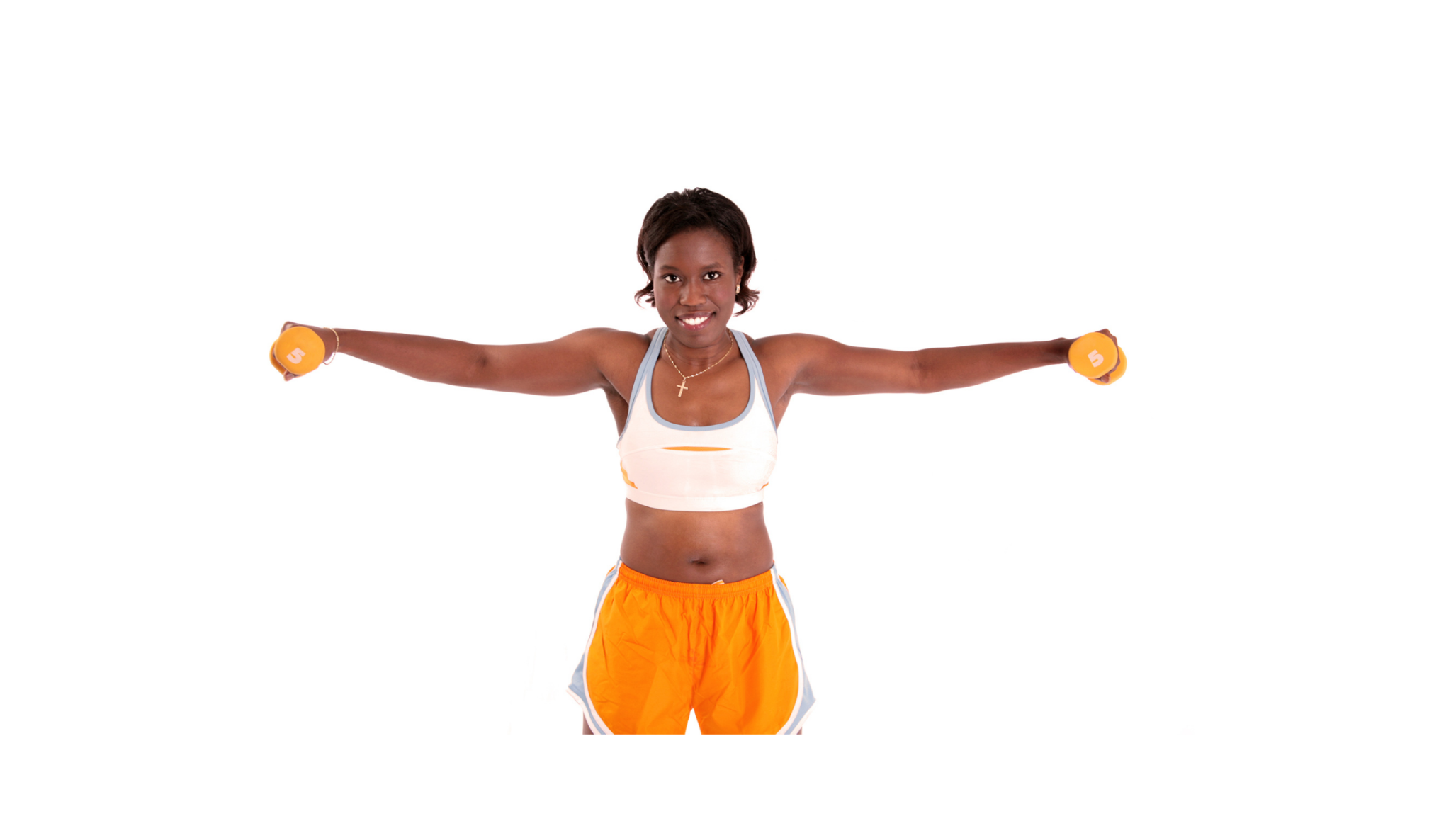 woman performing lateral raise shoulder exercise