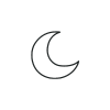 Moon icon indicating early morning and evening therapy appointment availability at Made Whole Counseling.