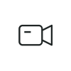 Video camera icon representing online virtual therapy available anywhere in Washington and Tennessee through Made Whole Counseling.