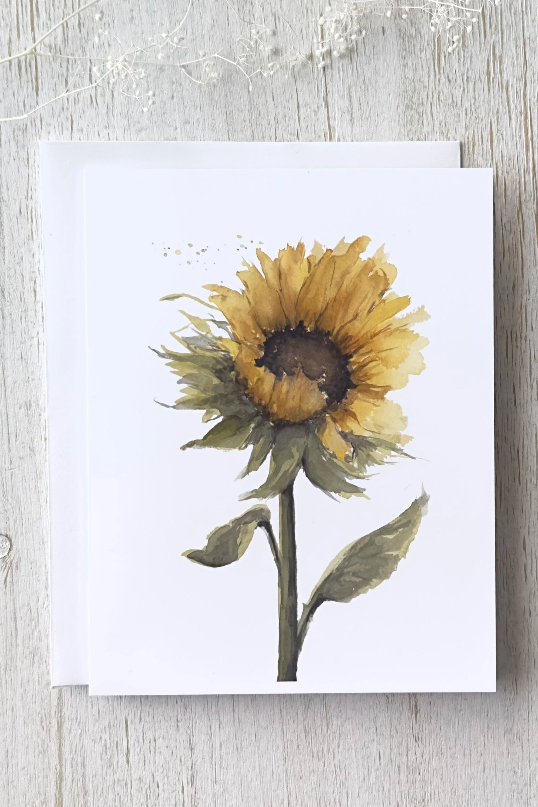Sunflower Greeting Card