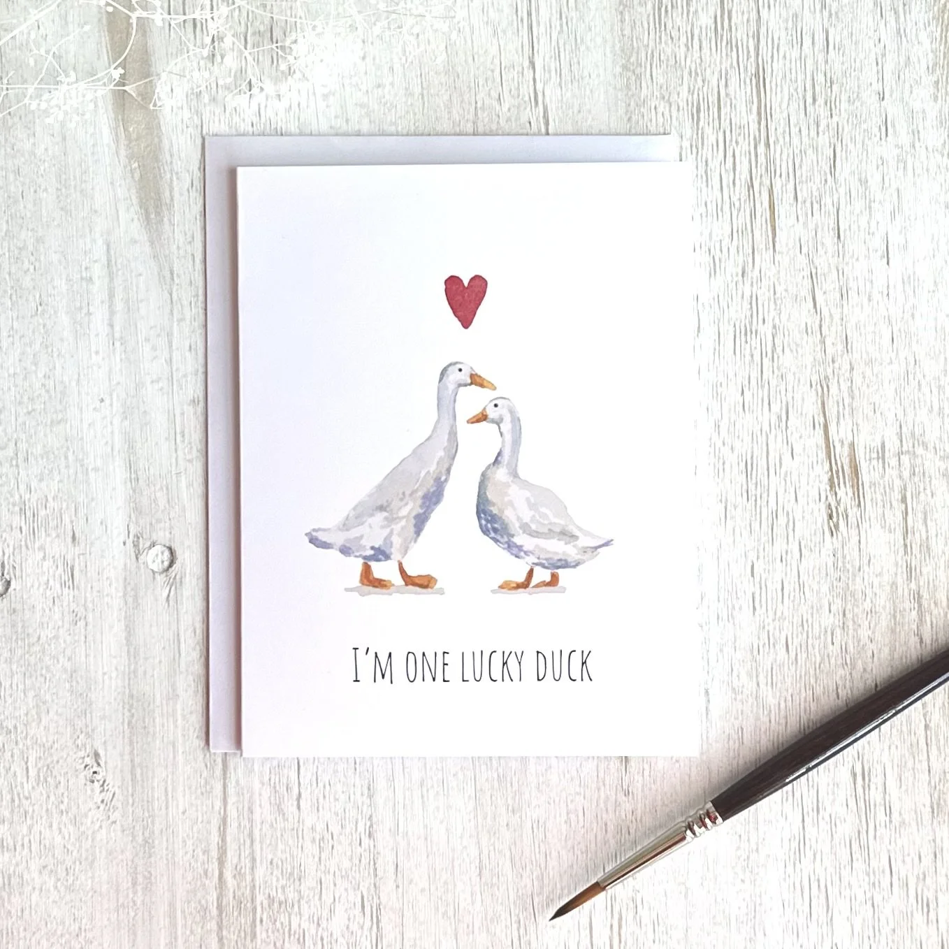 I’m One Lucky Duck Card