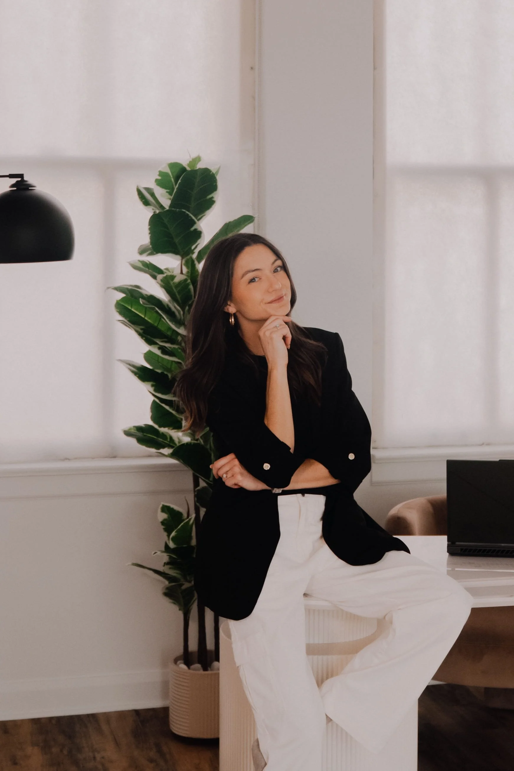 Courtney Crook, interior designer and founder of Crook & Co Studio.