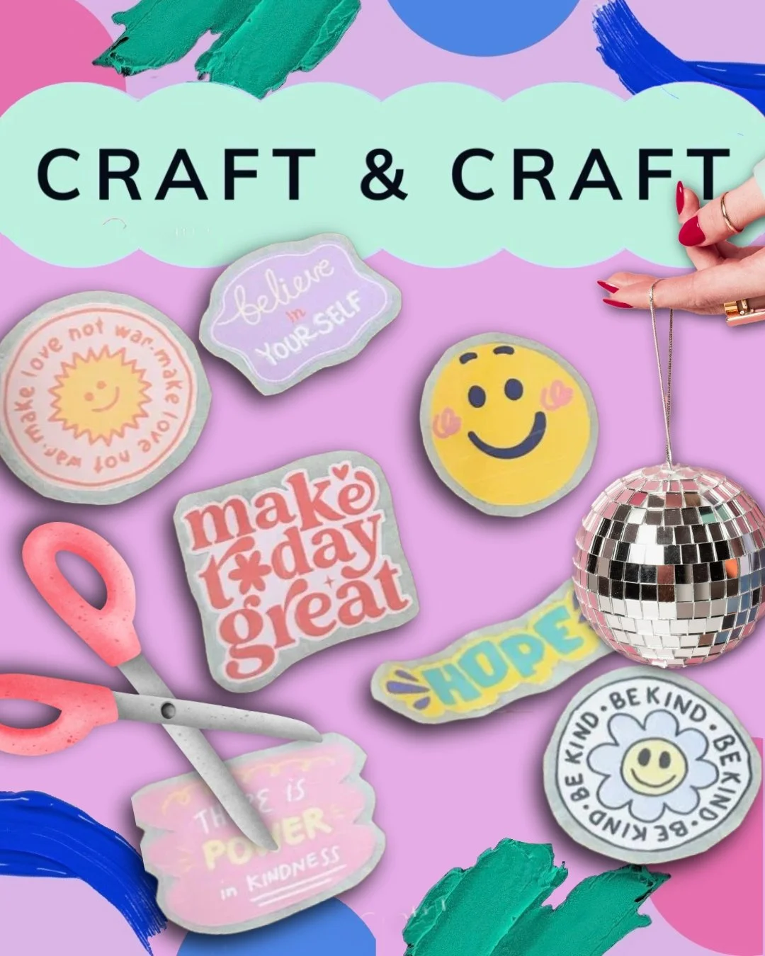 🍺CRAFT &amp; CRAFT🎨
✨ Monday - 8/10✨
🕖 7-9pm
📍 Celestial Beerworks
👍 RSVP via FB Groups or SHOW UP!
@celestialbeerworks

Sample CRAFT beer, try your hand at our CRAFT ----- try one, or both!

Monthly Theme: DIY Stickers
Learn how to turn drawing