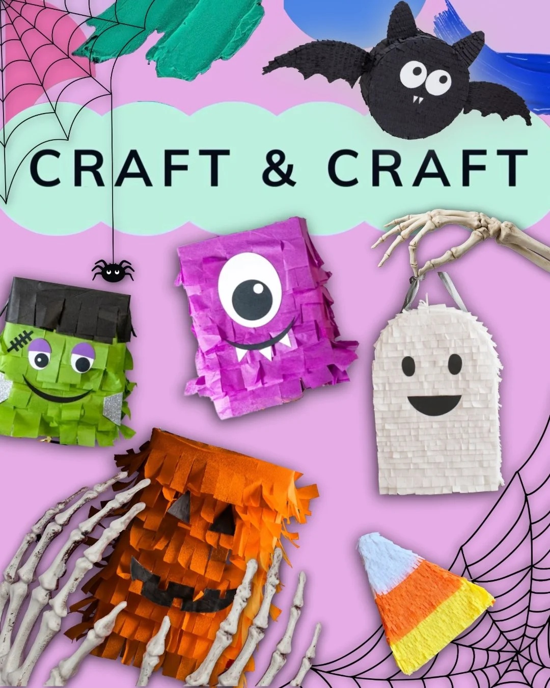 🍺CRAFT &amp; CRAFT🎨
✨ Monday - 10/5✨ (a week earlier than usual!!)
🕖 7-9pm
📍 Celestial Beerworks
👍 RSVP via FB Groups or SHOW UP!
@celestialbeerworks

Monthly Theme: Spooky Pi&ntilde;atas 👻

Let's try something new!! Check out https://frogprinc