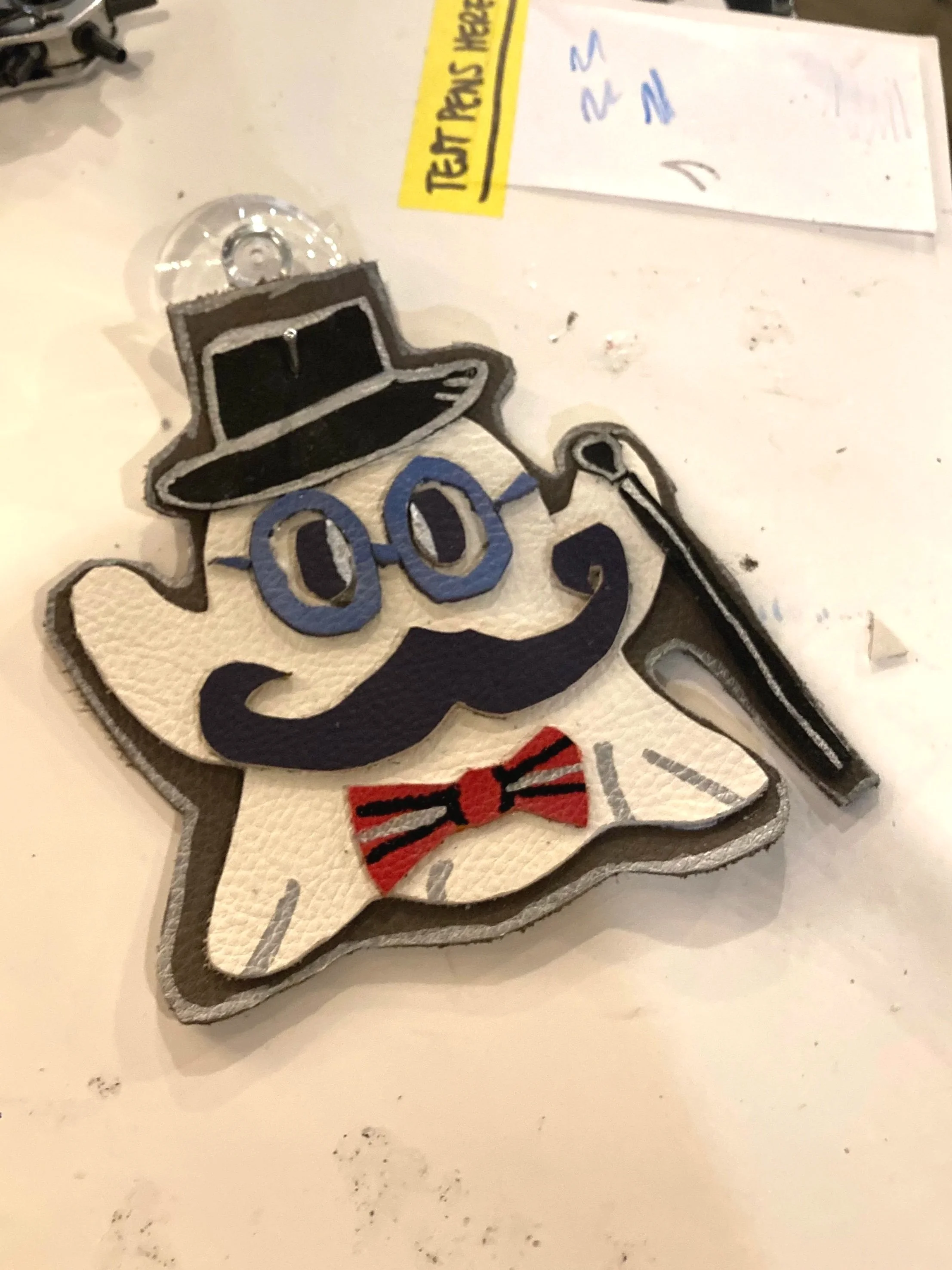 Spooky decor made at a Kiki Knows Art workshop in Dallas.