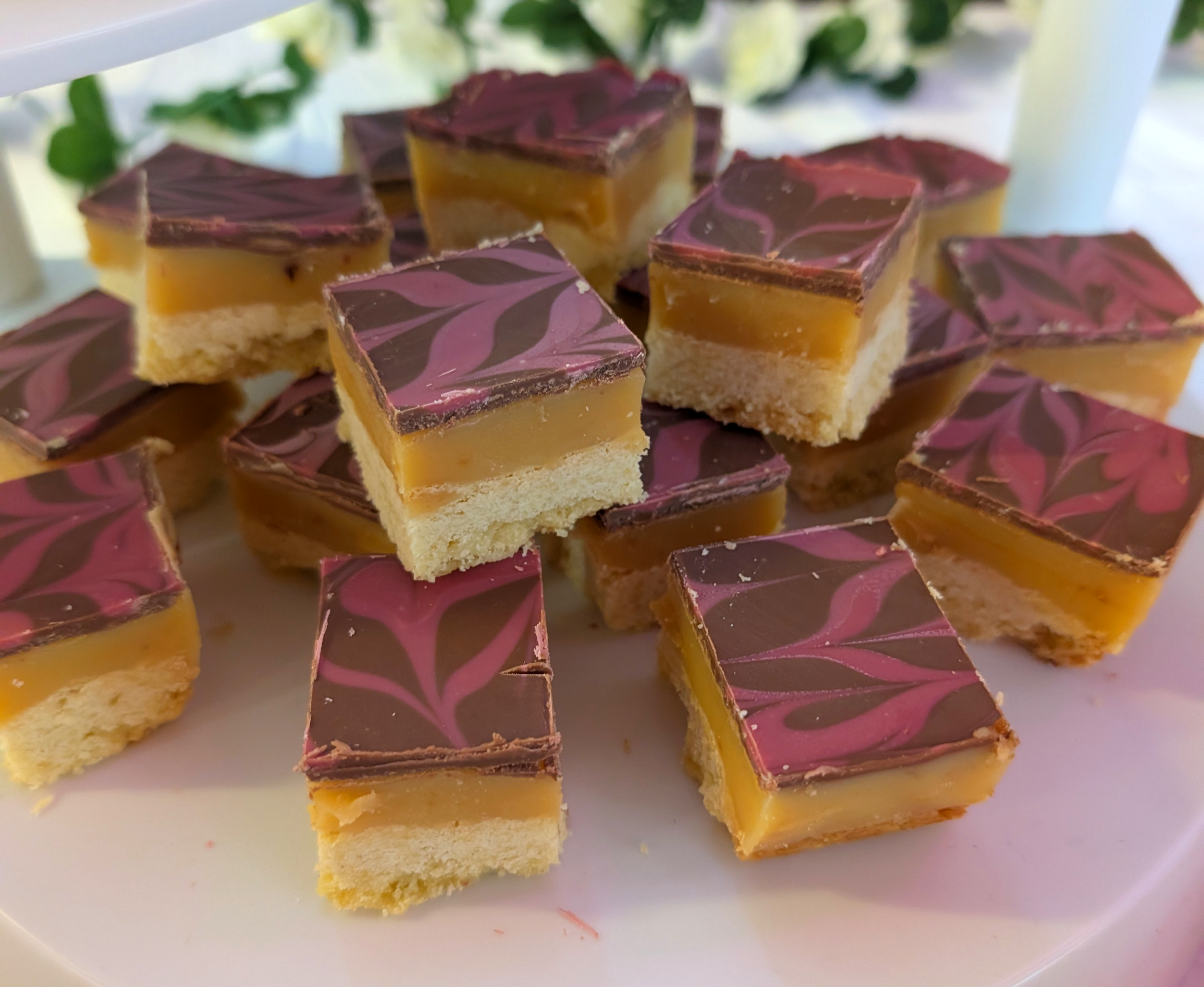 Pink Millionaire's Shortbread