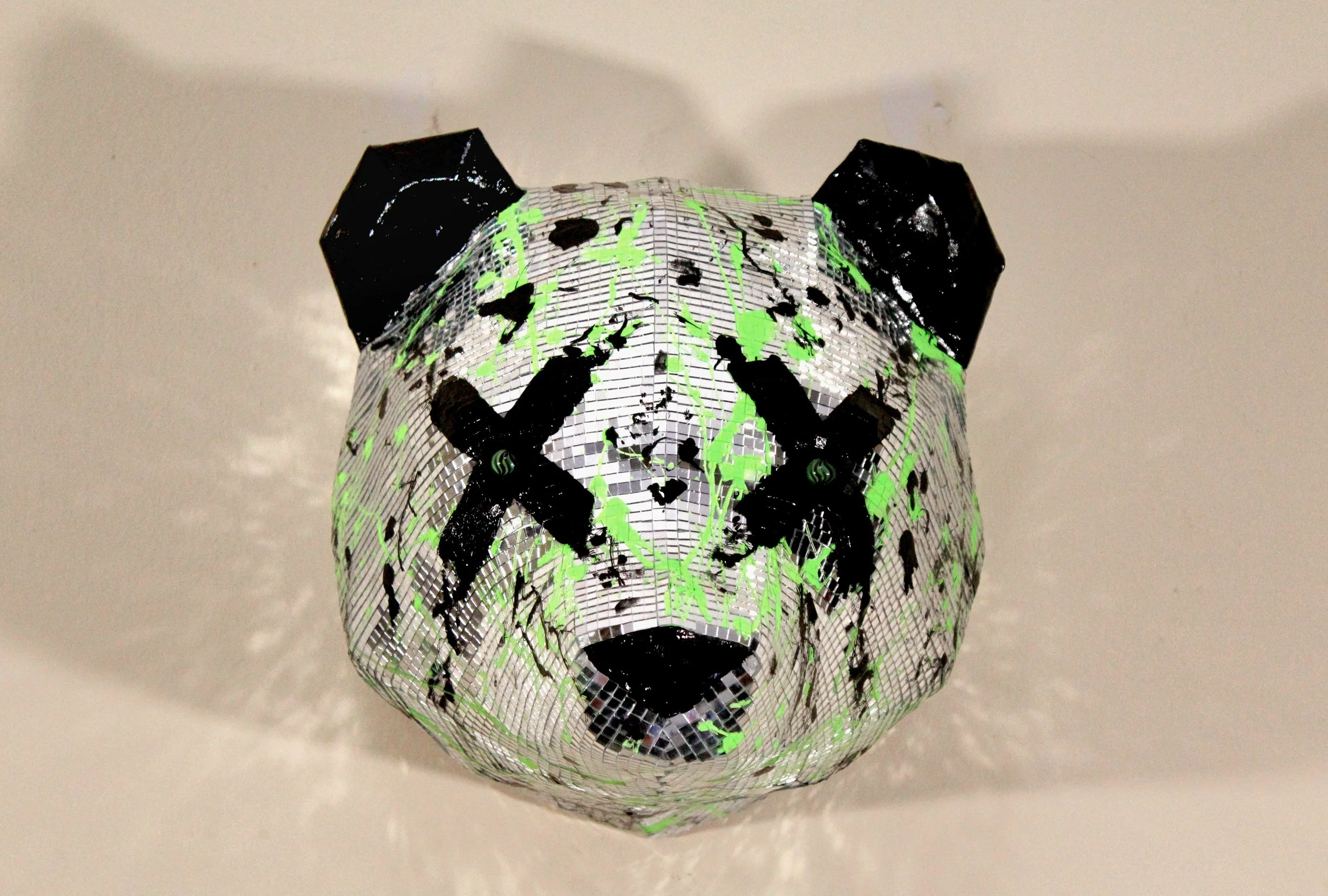Neon Splash Disco Panda