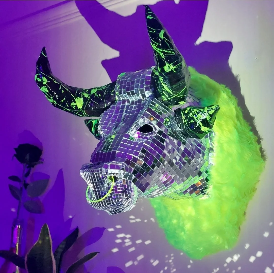 Neon Splash Disco Bull