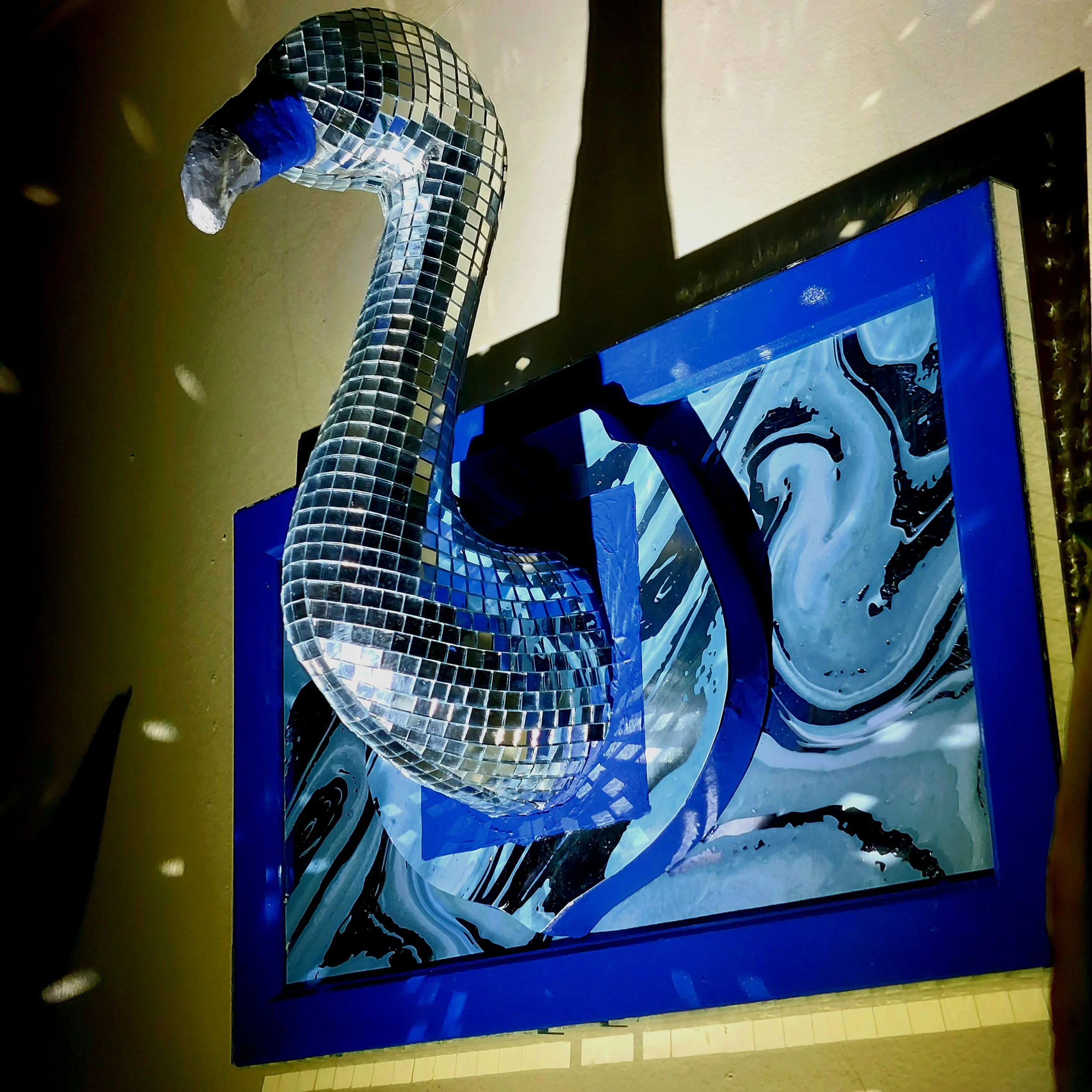 Disco Flamingo Underwater