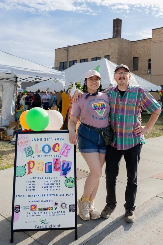 Kyle and Amanda at Block Party
