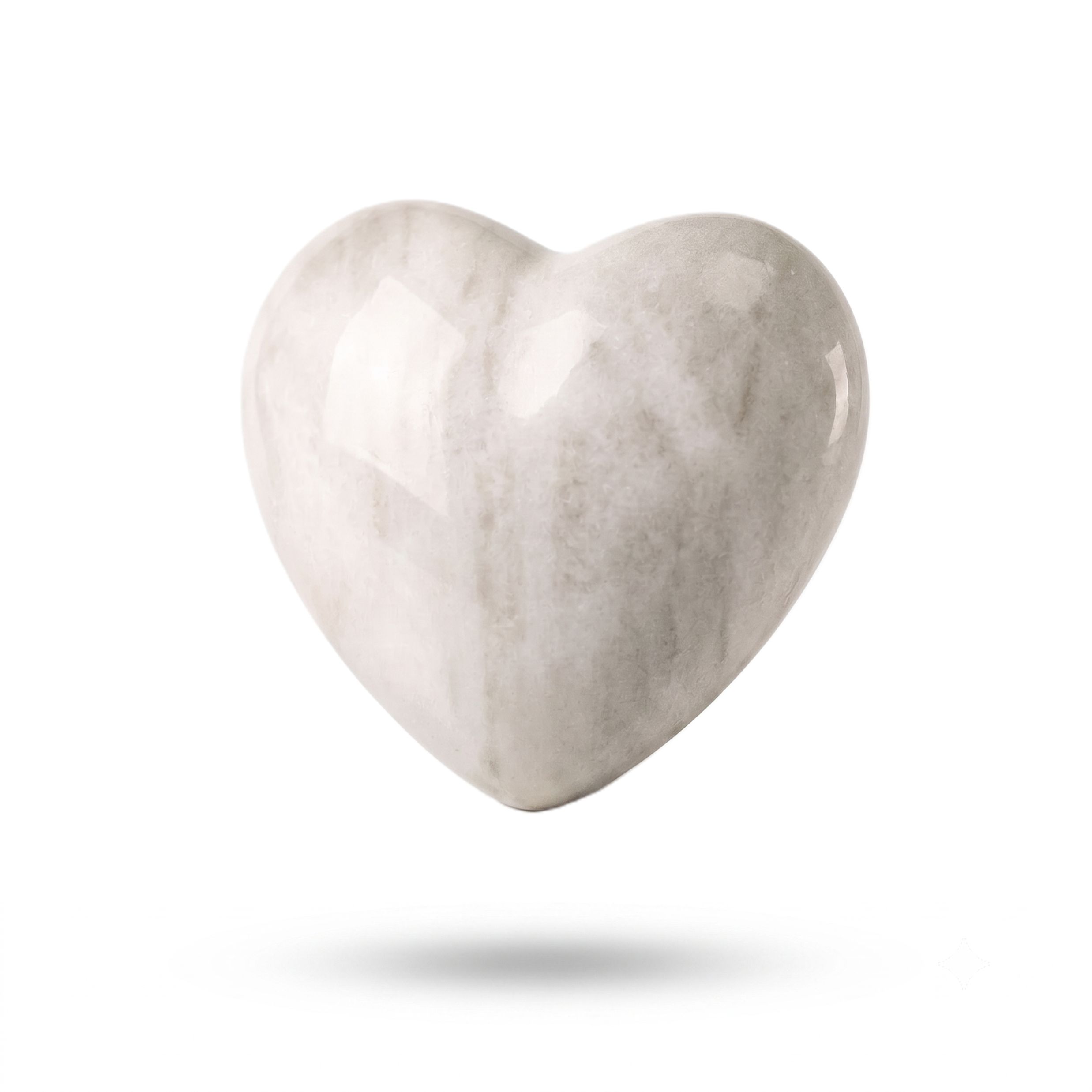 CORAZÓN MARMOL BLANCO