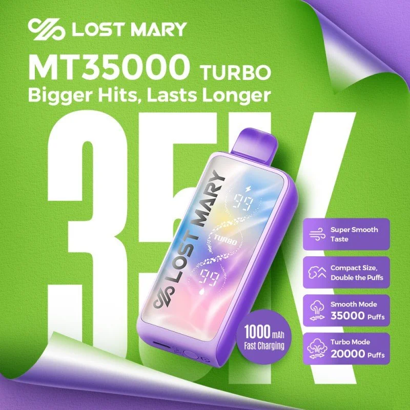 Lost Mary MT3500 Turbo Rechargeable Disposable | 35000 Puffs | 5% Nic