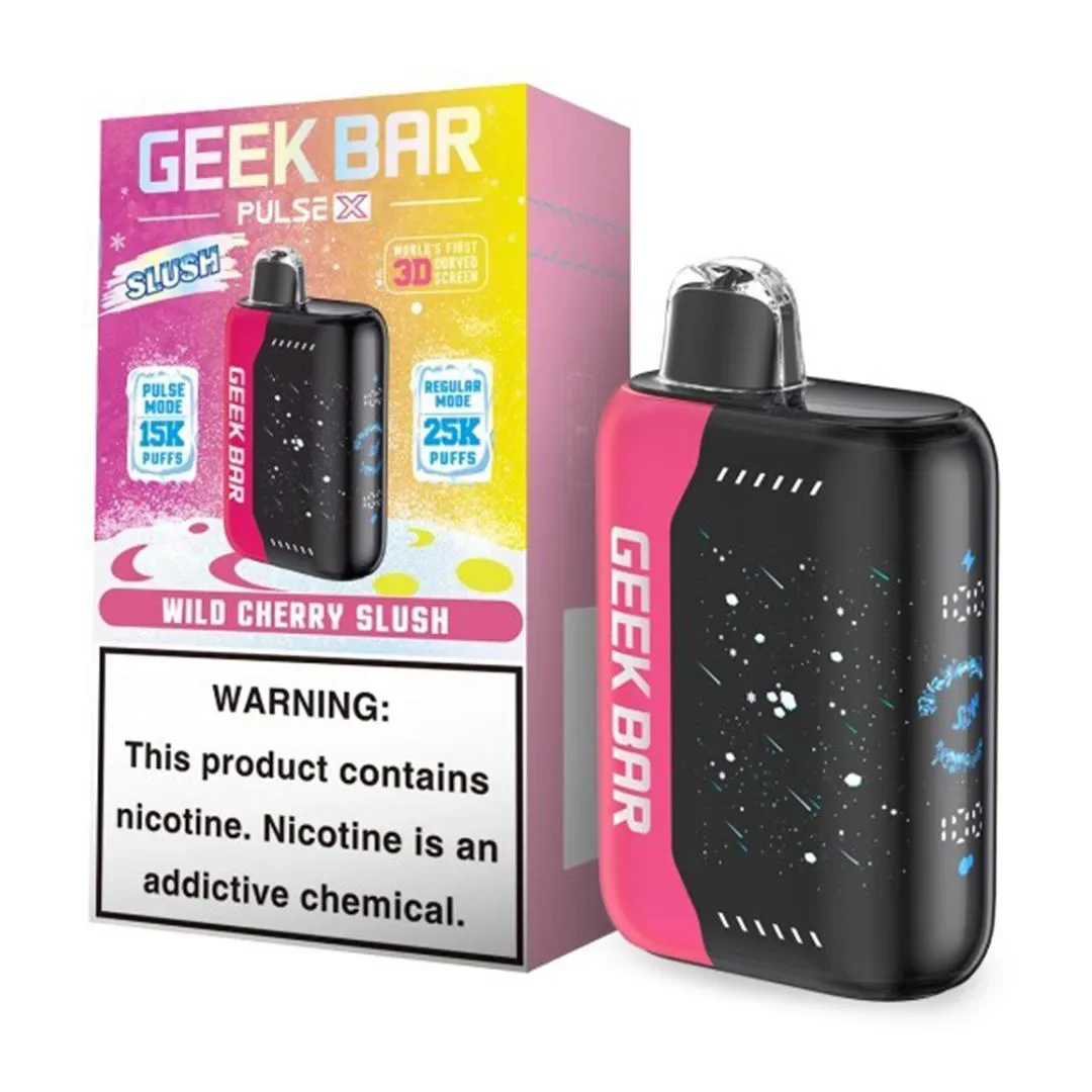 Geek Bar Pulse X 5% Disposable – Wild Cherry Slush [TX Compliant Version]